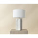 Rohe 30 inch 100.00 watt Cream / White Table Lamp Portable Light